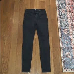 Grey skinny jeans - 7 for all mankind